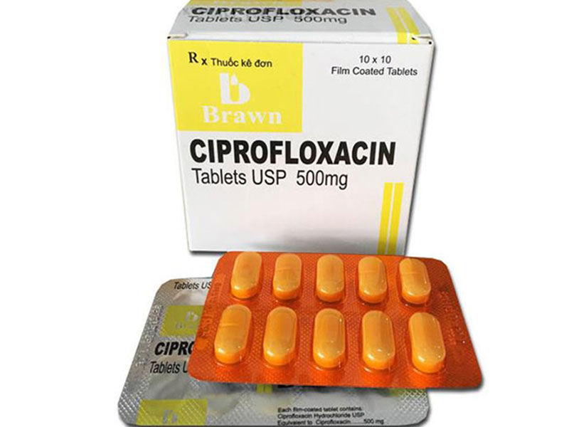 Thuốc kháng sinh Ciprofloxacin có tác dụng hiệu quả trong việc ức chế vi khuẩn