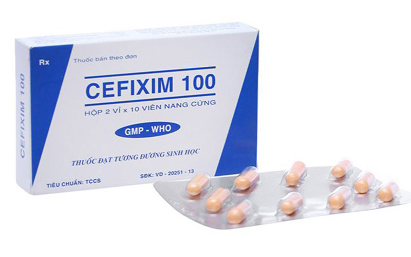Thuốc uống trị viêm nha chu Cefixim có tác dụng tiêu diệt các vi khuẩn gây bệnh