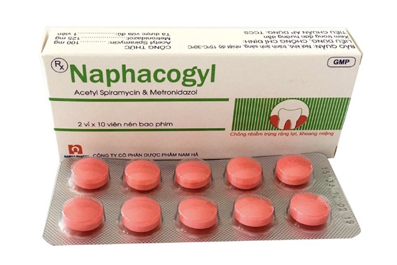 huốc kháng viêm Naphacogyl có tác dụng rất tốt trong điều trị bệnh răng miệng
