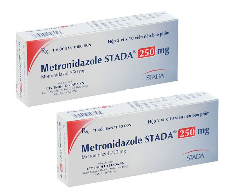 Bị viêm lợi chảy máu chân răng dùng thuốc gì – Metronidazol Stada